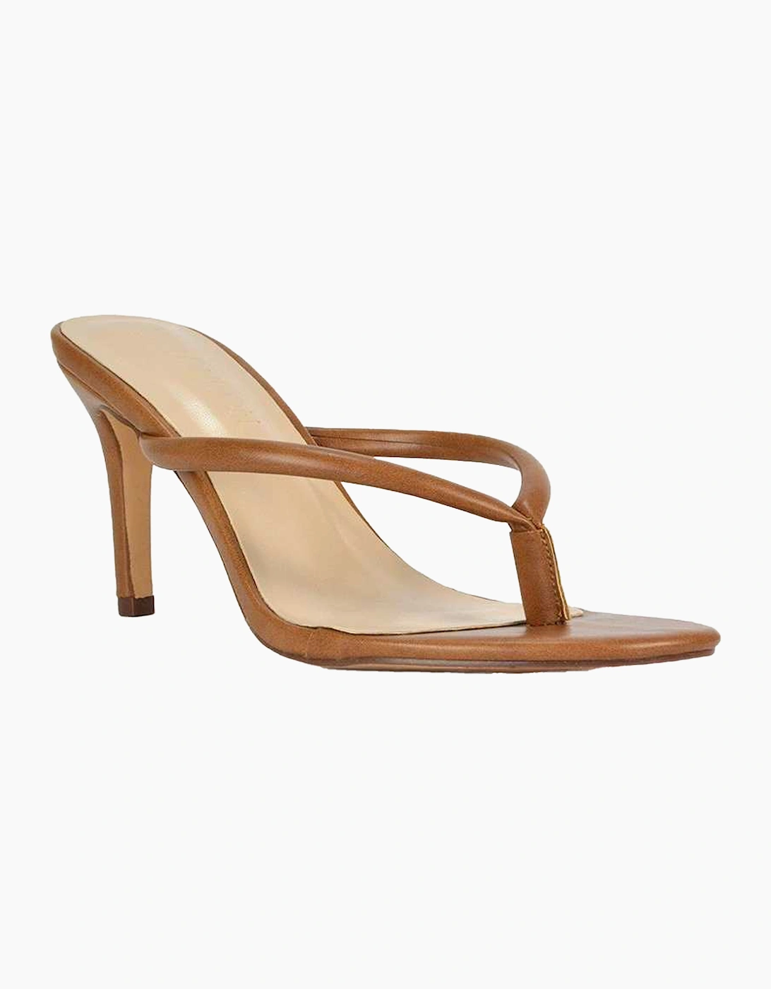 Xy London Women's Brown / Celina Stiletto Heel Mule Sandals - Size: 5