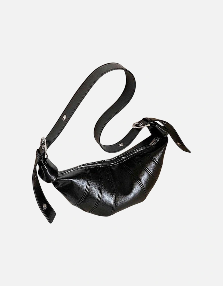 Womens/Ladies Natalie Crescent Shaped Crossbody Bag