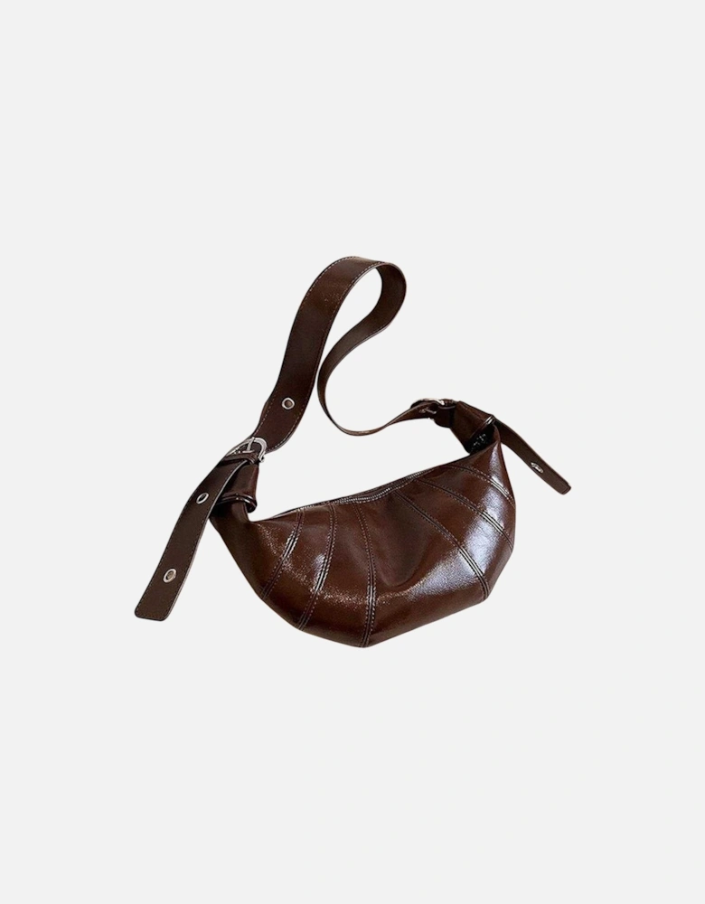 Womens/Ladies Natalie Crescent Shaped Crossbody Bag