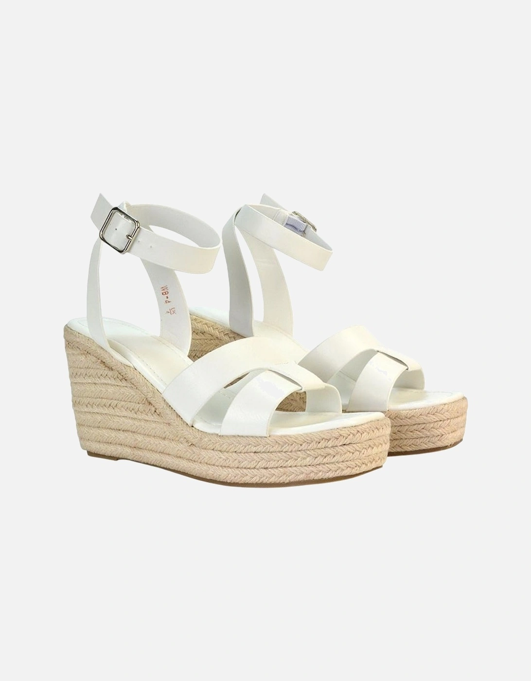 Womens/Ladies Kala Ankle Strap Platform Wedge Sandals, 6 of 5