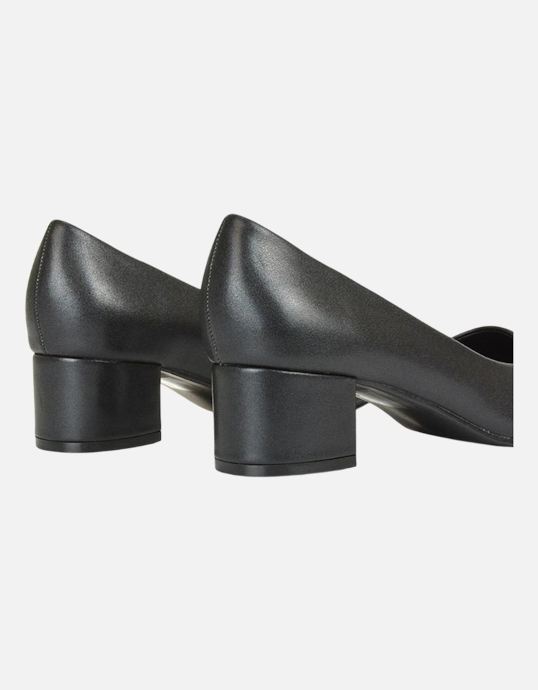 Womens/Ladies Liberty Low Block Heel Court Shoes