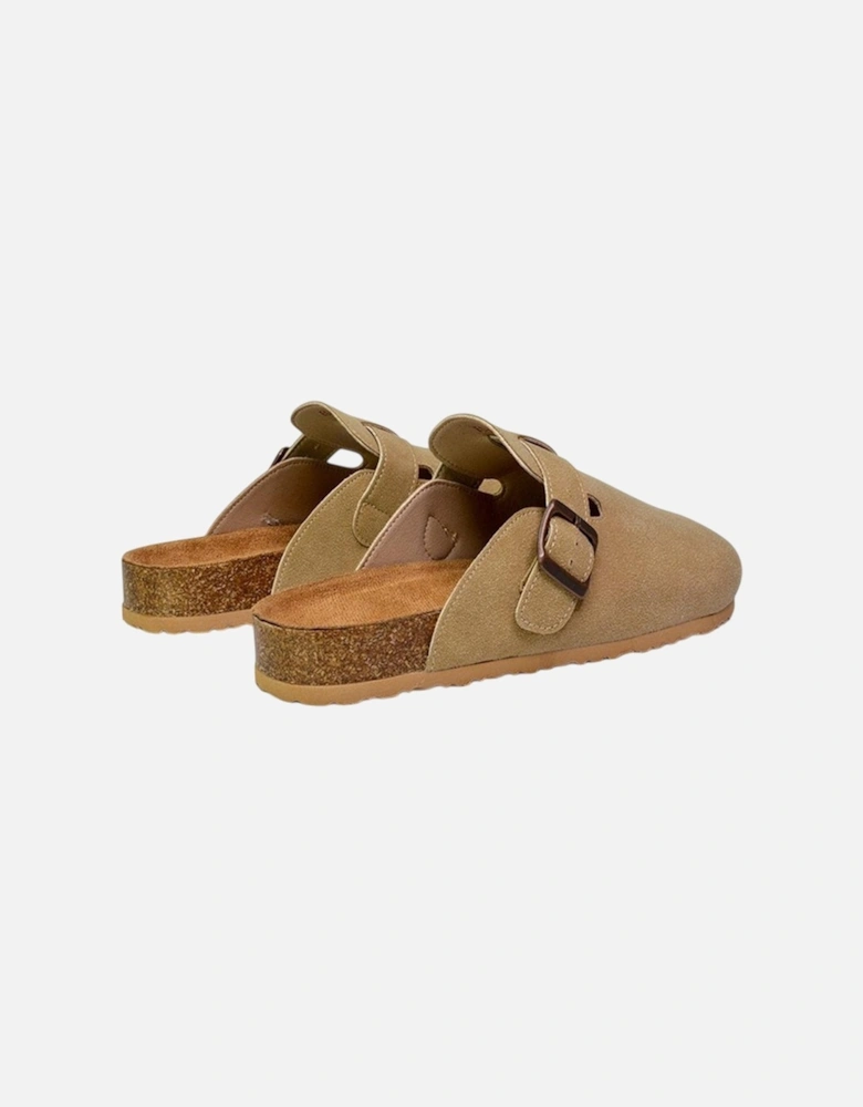 Womens/Ladies Lucy Cork Slip-on Flat Mules