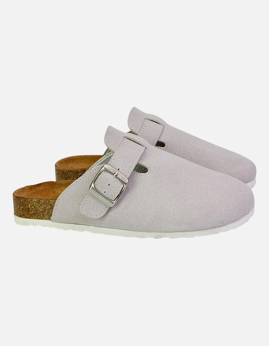 Womens/Ladies Lucy Cork Slip-on Flat Mules