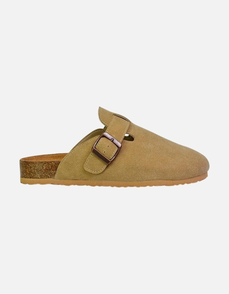 Womens/Ladies Lucy Cork Slip-on Flat Mules