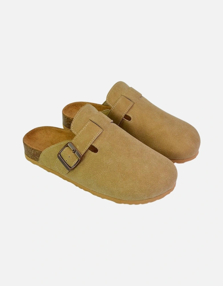 Womens/Ladies Lucy Cork Slip-on Flat Mules