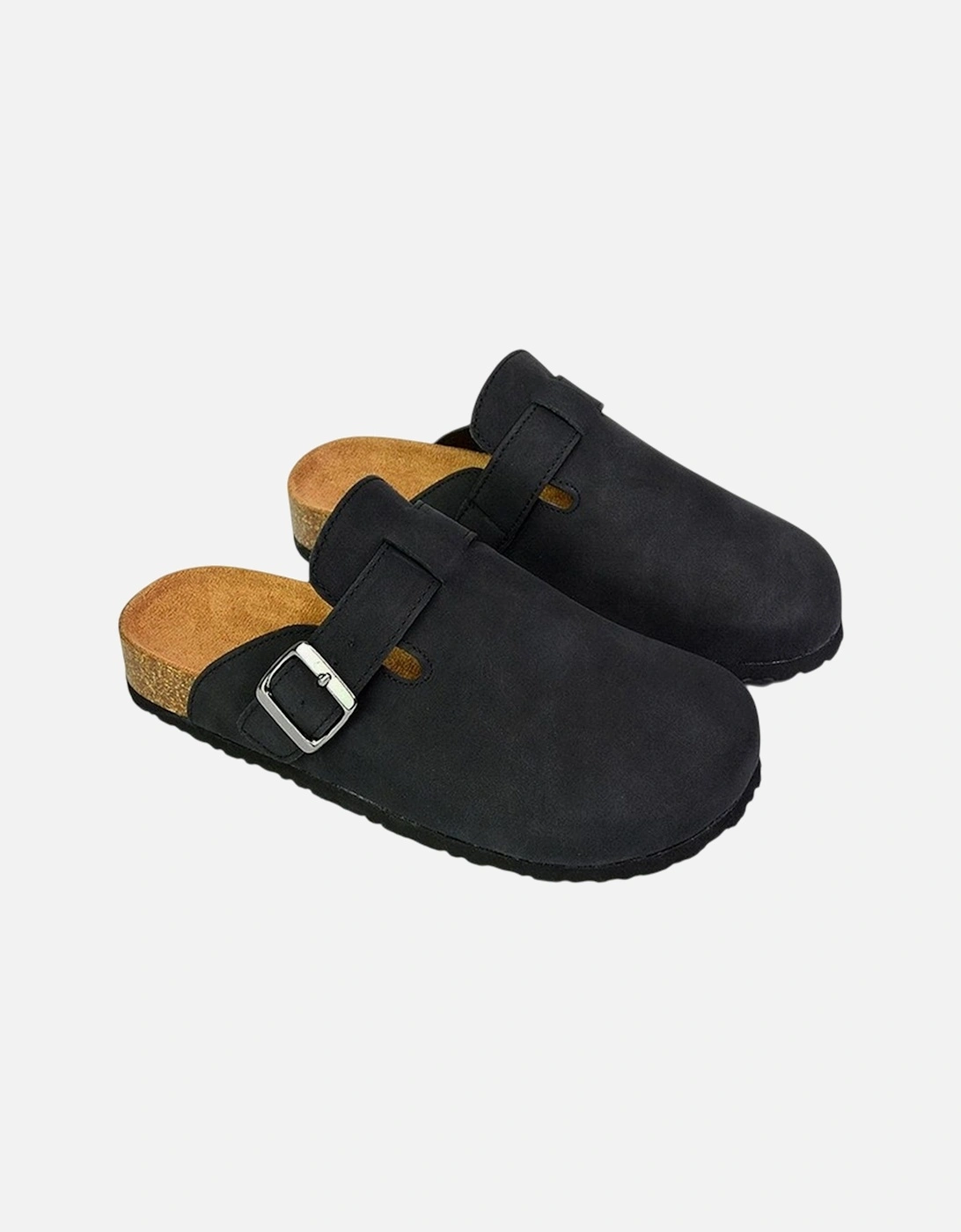 Womens/Ladies Lucy Cork Slip-on Flat Mules