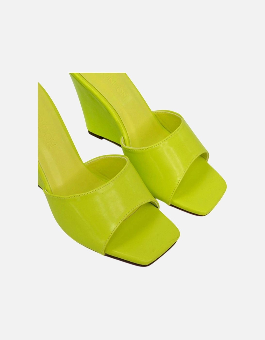 Womens/Ladies Otis High Heel Wedge Mules