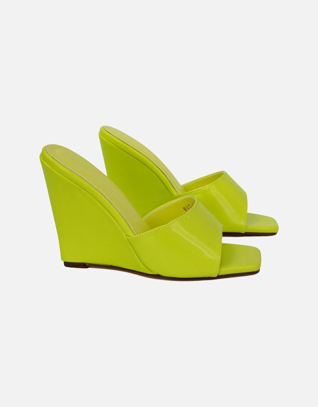 Womens/Ladies Otis High Heel Wedge Mules