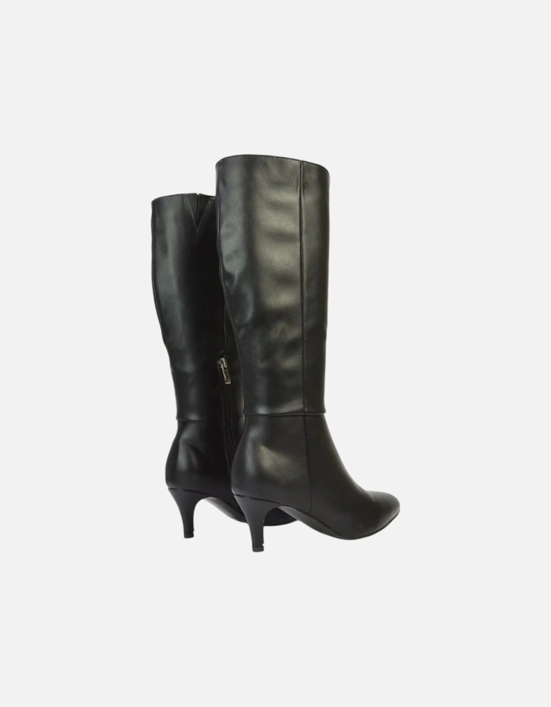 Womens/Ladies Coby Pointed Mid Stiletto Knee-High Boots