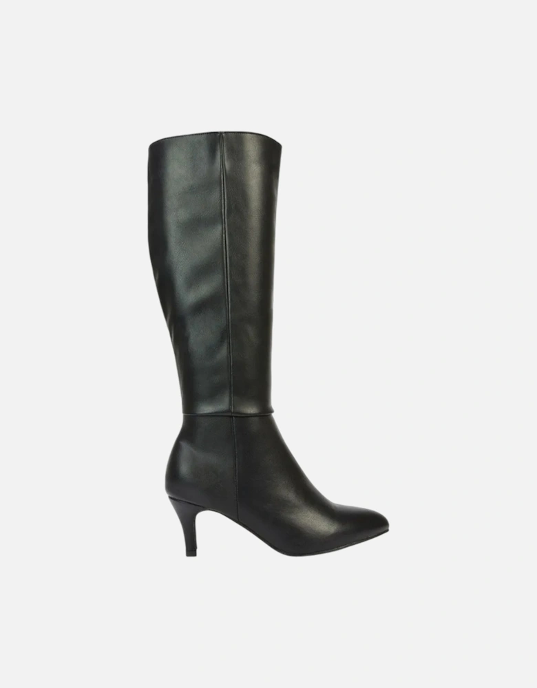 Womens/Ladies Coby Pointed Mid Stiletto Knee-High Boots