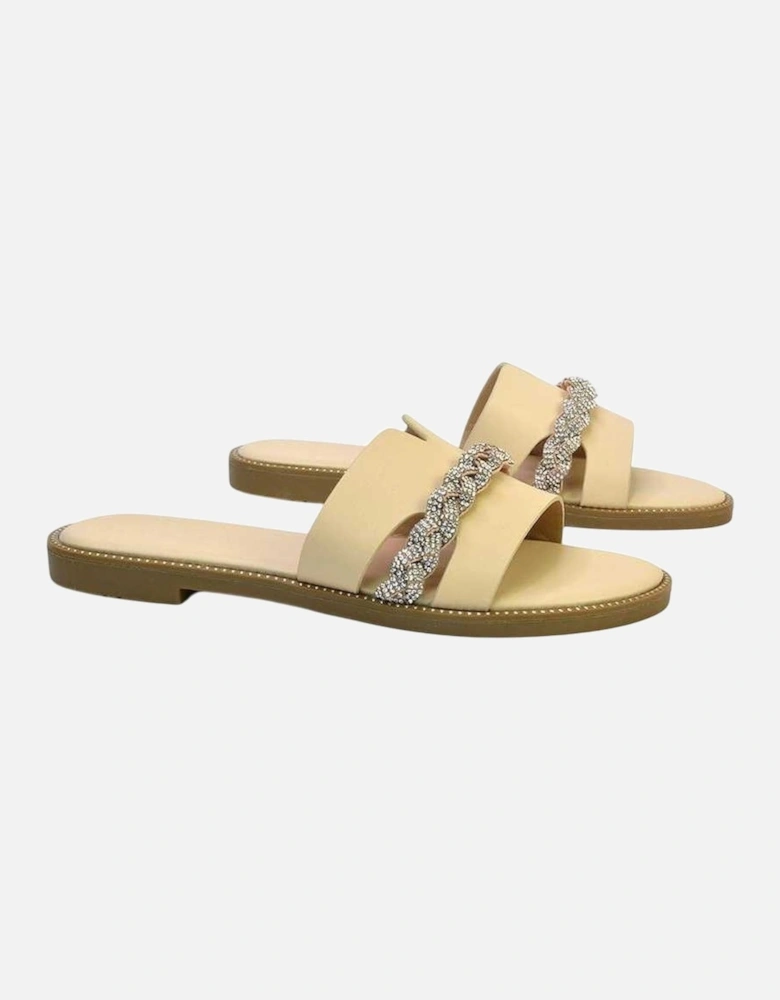 Womens/Ladies Josie Diamante Sandals