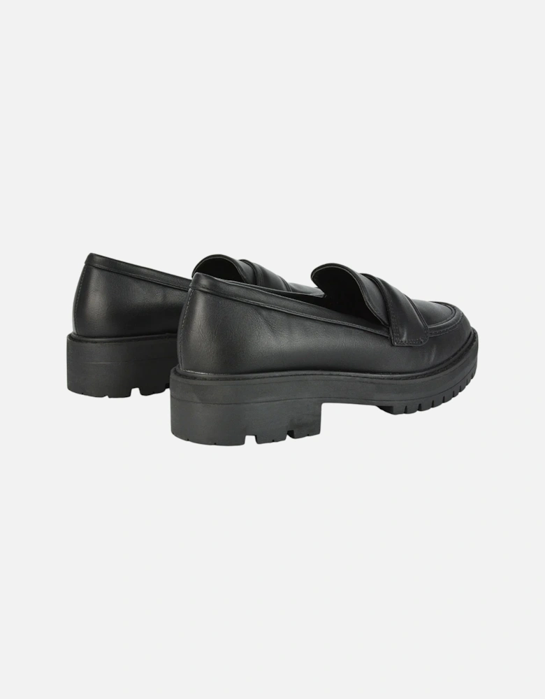 Womens/Ladies Kourtney Chunky Sole Slip-on Flat Loafers