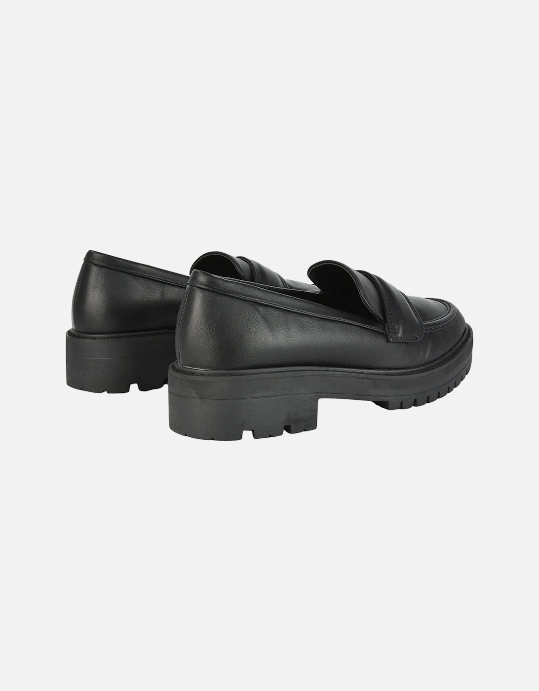 Womens/Ladies Kourtney Chunky Sole Slip-on Flat Loafers