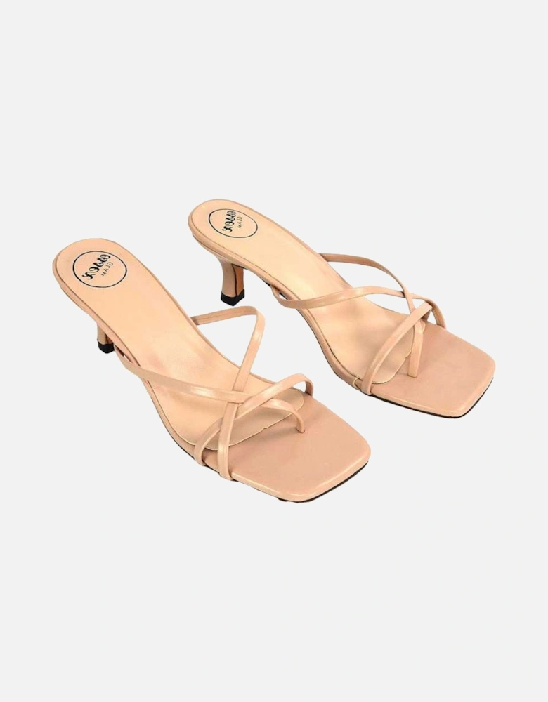 Womens/Ladies Dream Kitten Heel Mules