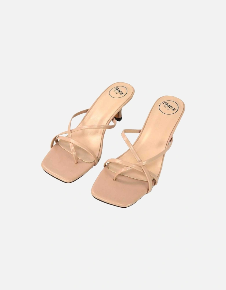 Womens/Ladies Dream Kitten Heel Mules