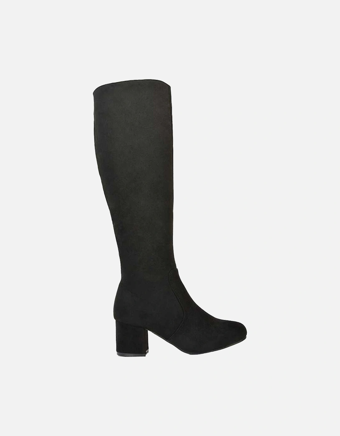 Womens/Ladies Honey Ankle Zips Mid Block Heel Knee-High Boots