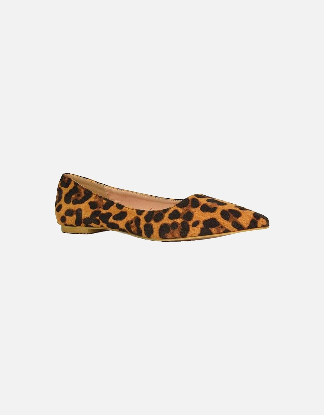 Womens/Ladies Bubbles Leopard Print Ballerina Flats, 6 of 5