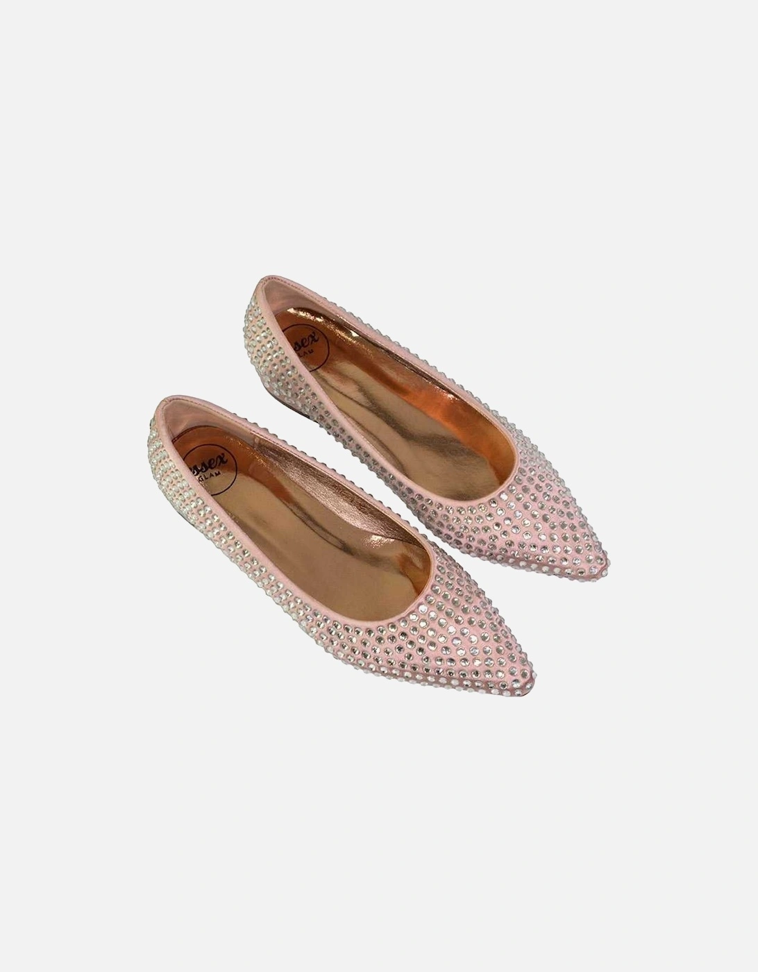 Womens/Ladies Gemini Diamante Wedding Low Block Heel Pumps