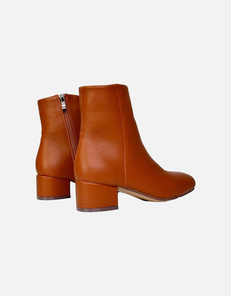 Womens/Ladies Nolan Medium Block Heel Ankle Boots