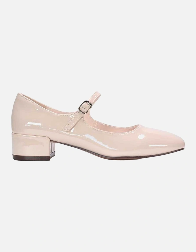 Womens/Ladies Jenna Patent Buckle Low Heel Mary Janes