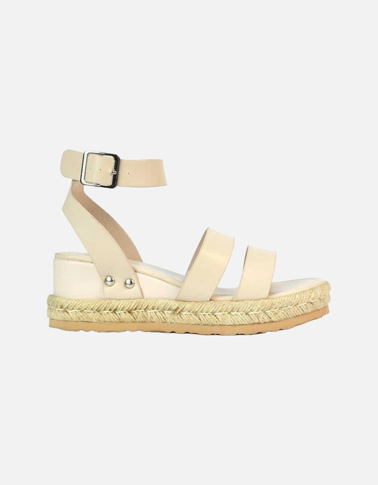 Womens/Ladies Brook Platform Low Wedge Sandals