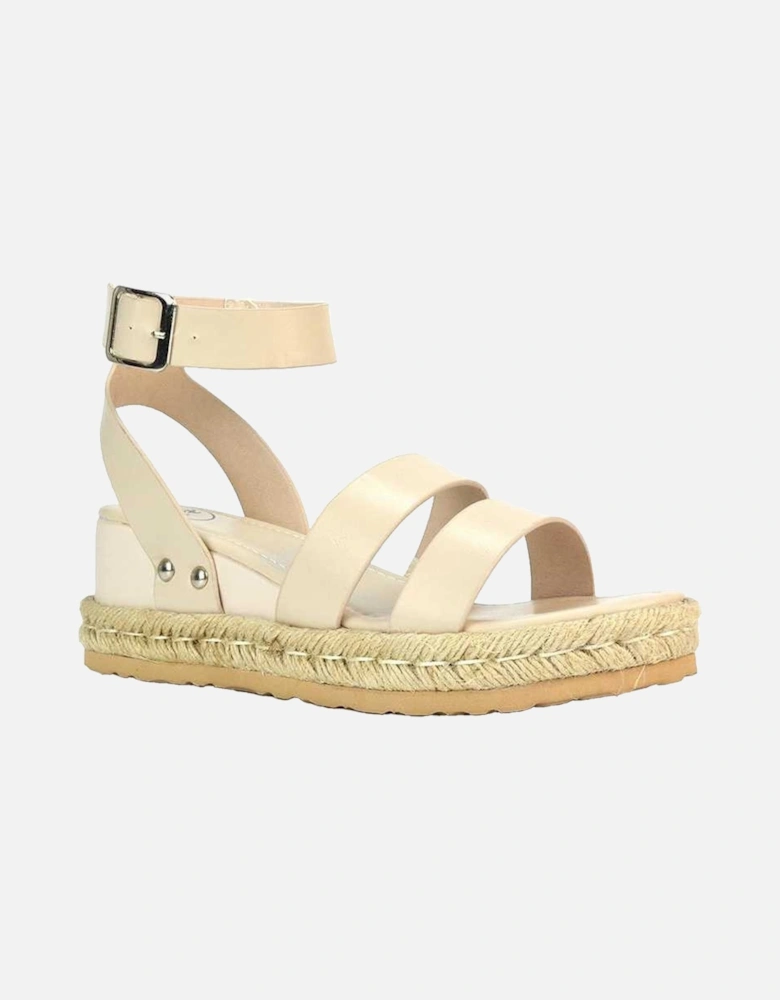 Womens/Ladies Brook Platform Low Wedge Sandals