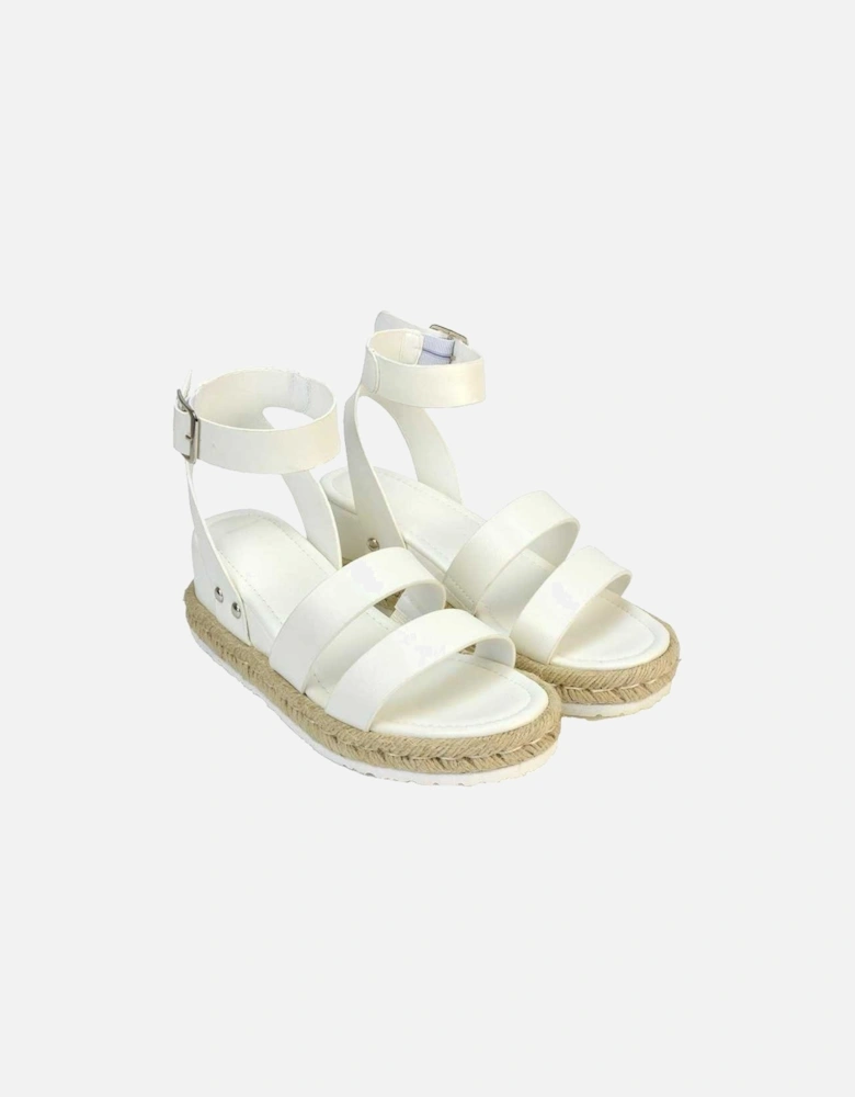 Womens/Ladies Brook Platform Low Wedge Sandals