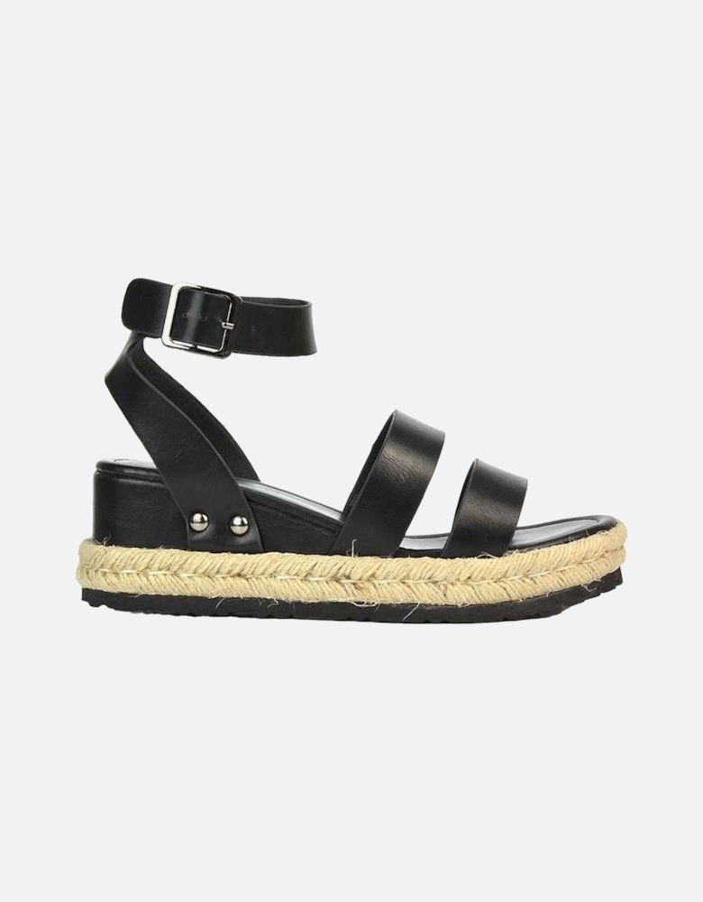 Womens/Ladies Brook Platform Low Wedge Sandals