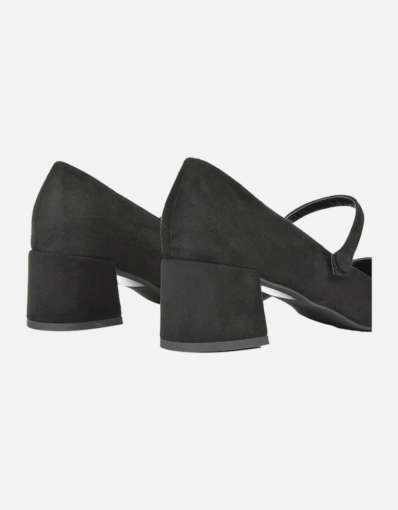 Womens/Ladies Leneka Low Block Heel Court Shoes