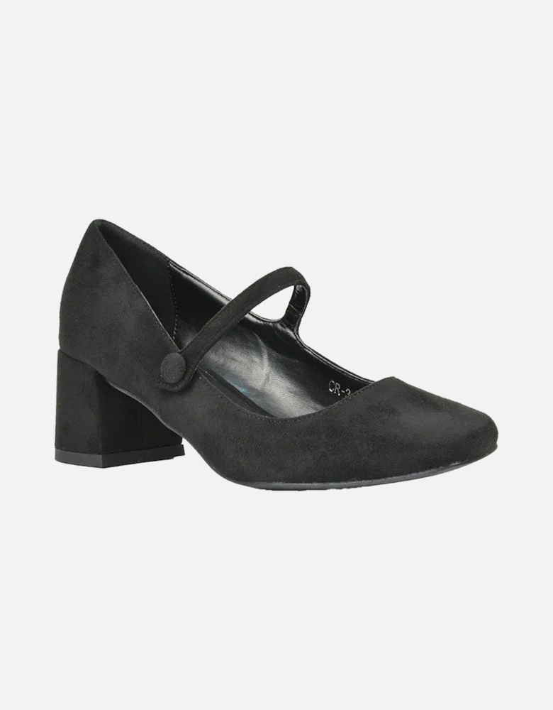 Womens/Ladies Leneka Low Block Heel Court Shoes