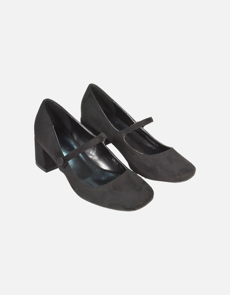 Womens/Ladies Leneka Low Block Heel Court Shoes