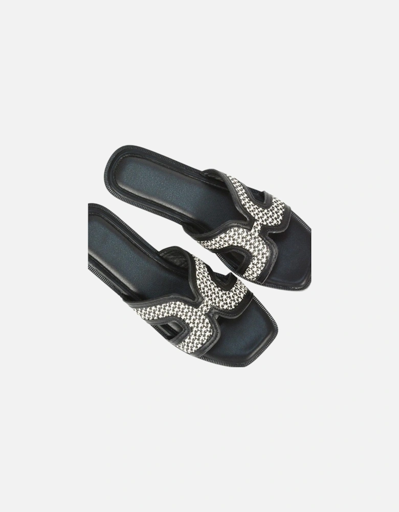 Womens/Ladies Lola Cut Out Strap Slip-on Sandals