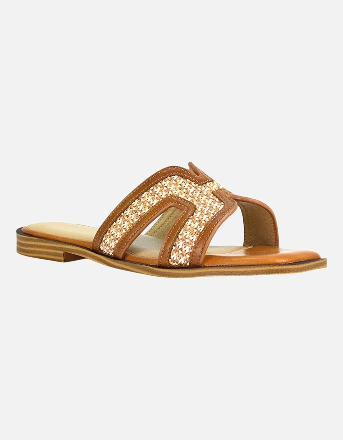 Womens/Ladies Lola Cut Out Strap Slip-on Sandals