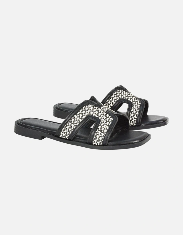 Womens/Ladies Lola Cut Out Strap Slip-on Sandals