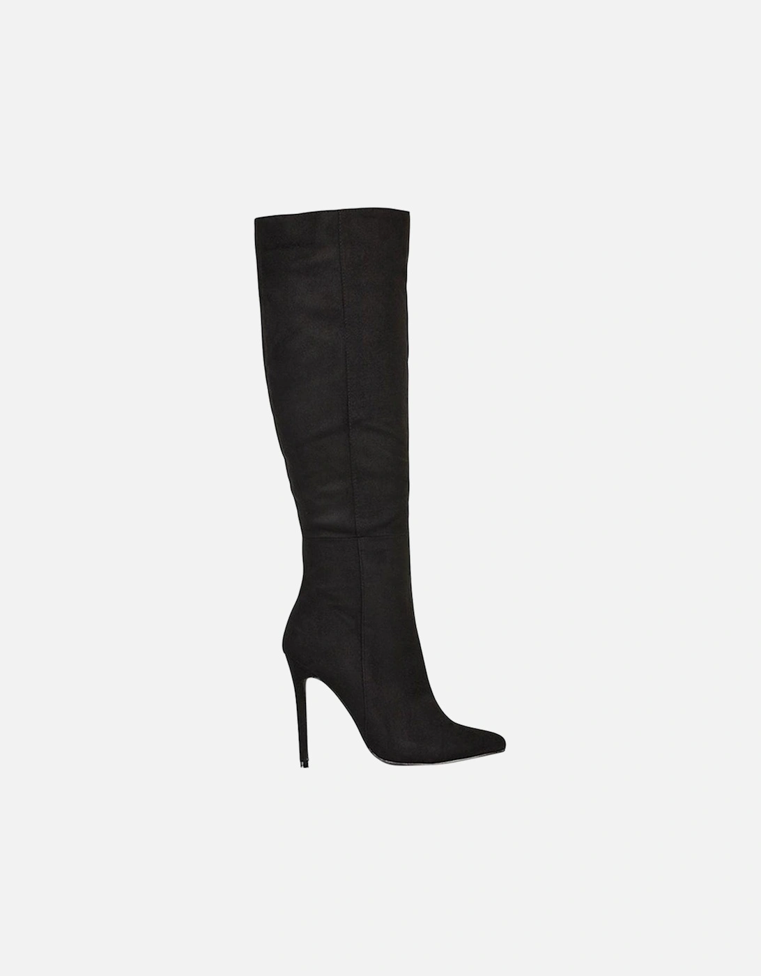 Womens/Ladies Nora Pointed Zipped High Stiletto Heel Knee-High Boots