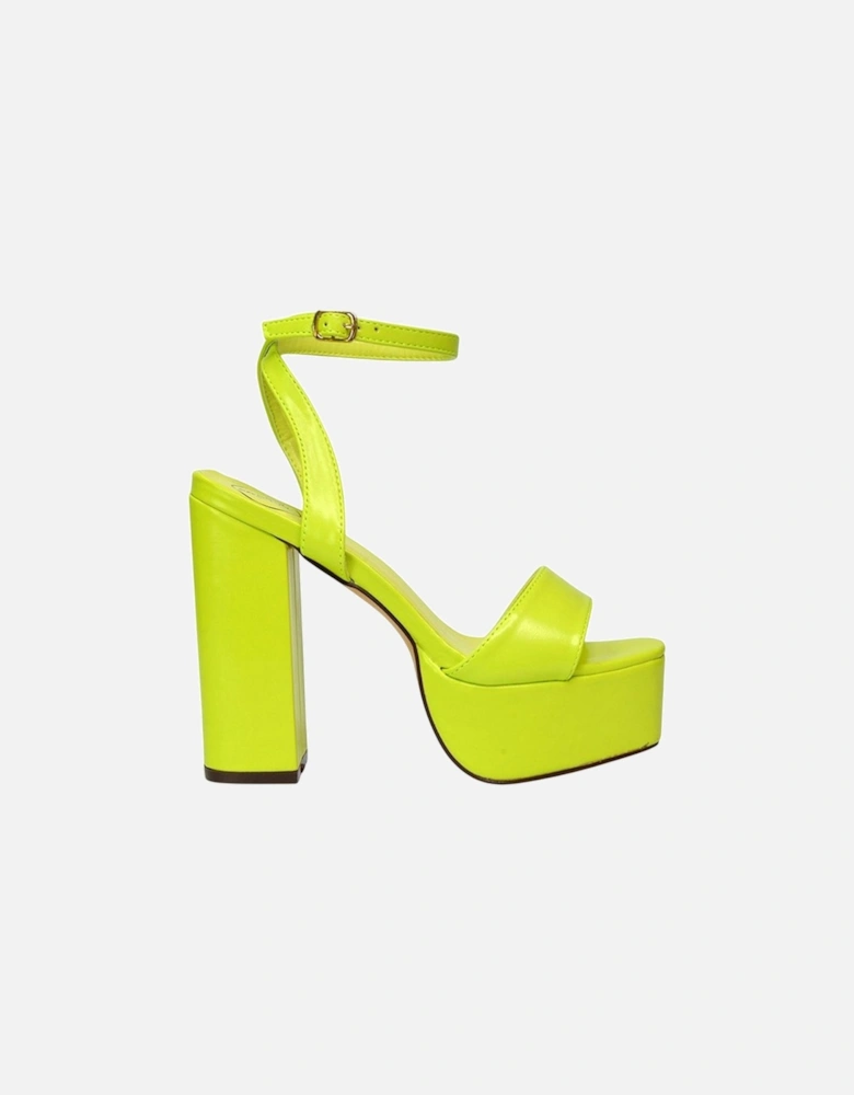 Womens/Ladies Jayce Square Toe High Heels