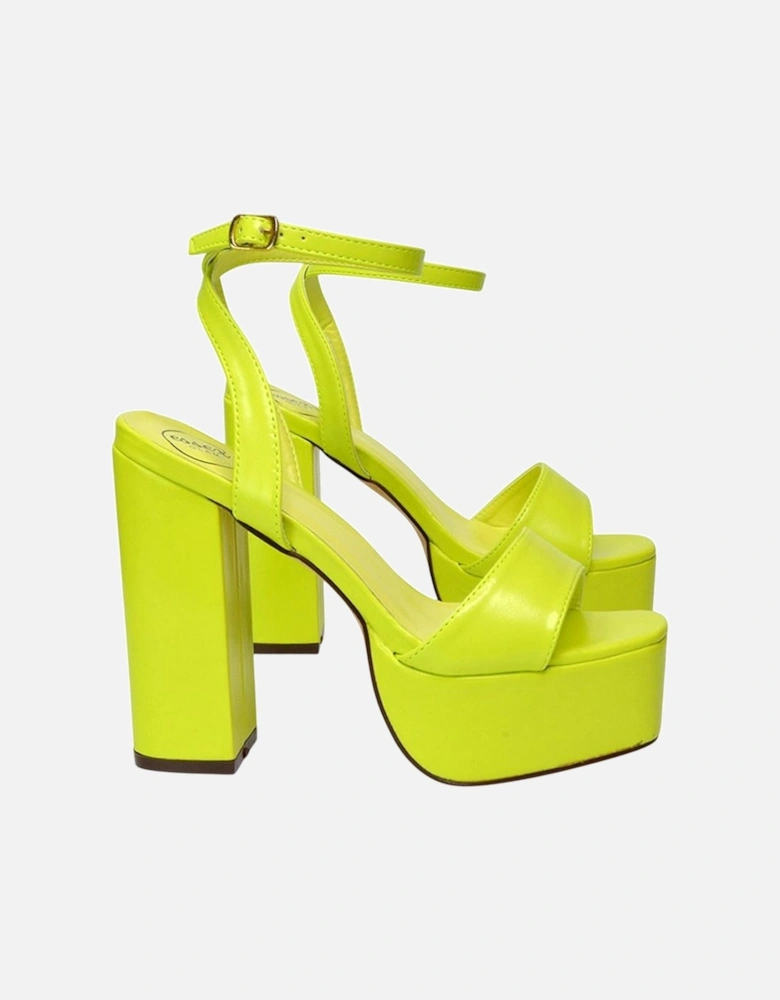 Womens/Ladies Jayce Square Toe High Heels