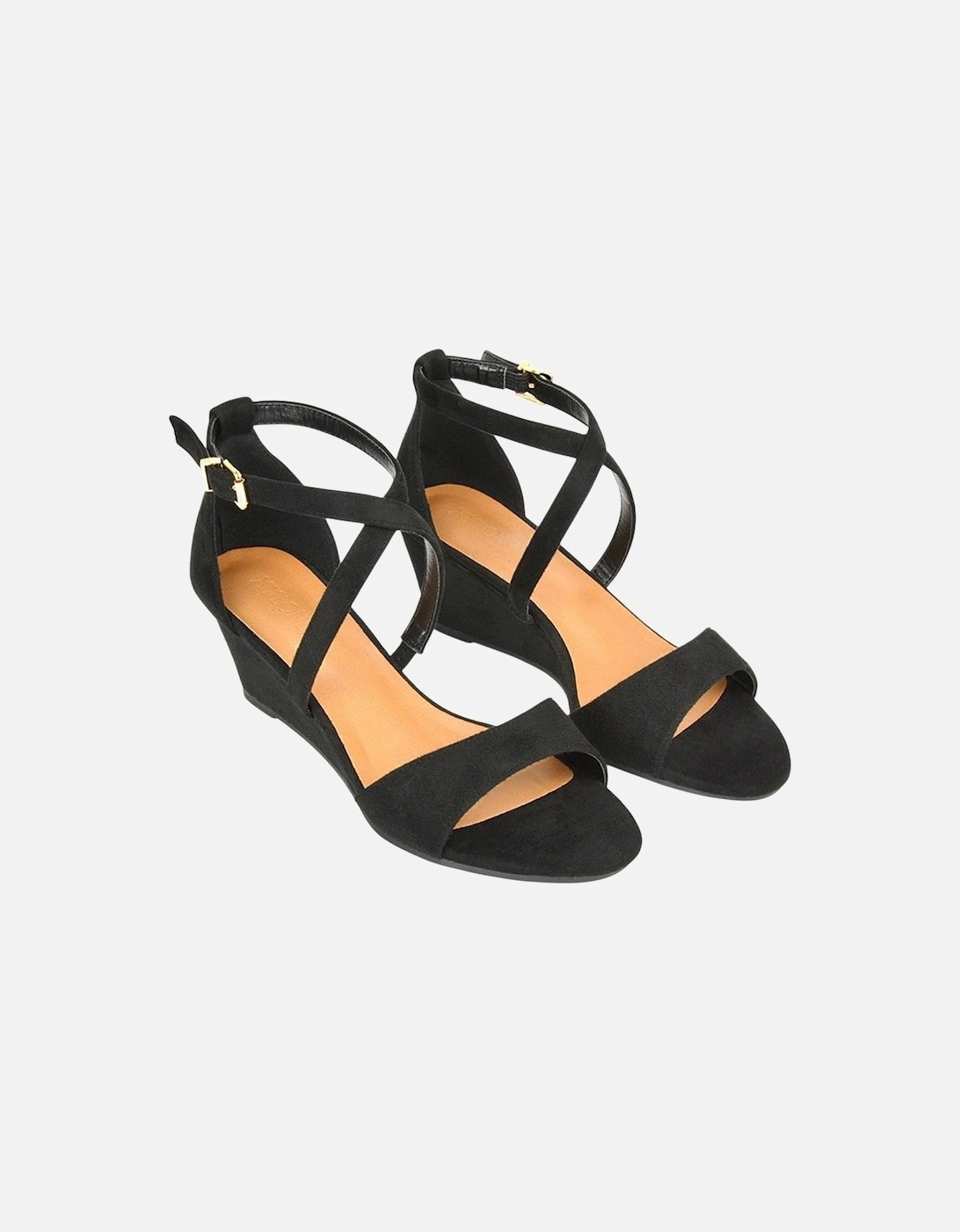 Womens/Ladies Kylie Strappy Wedge Sandals