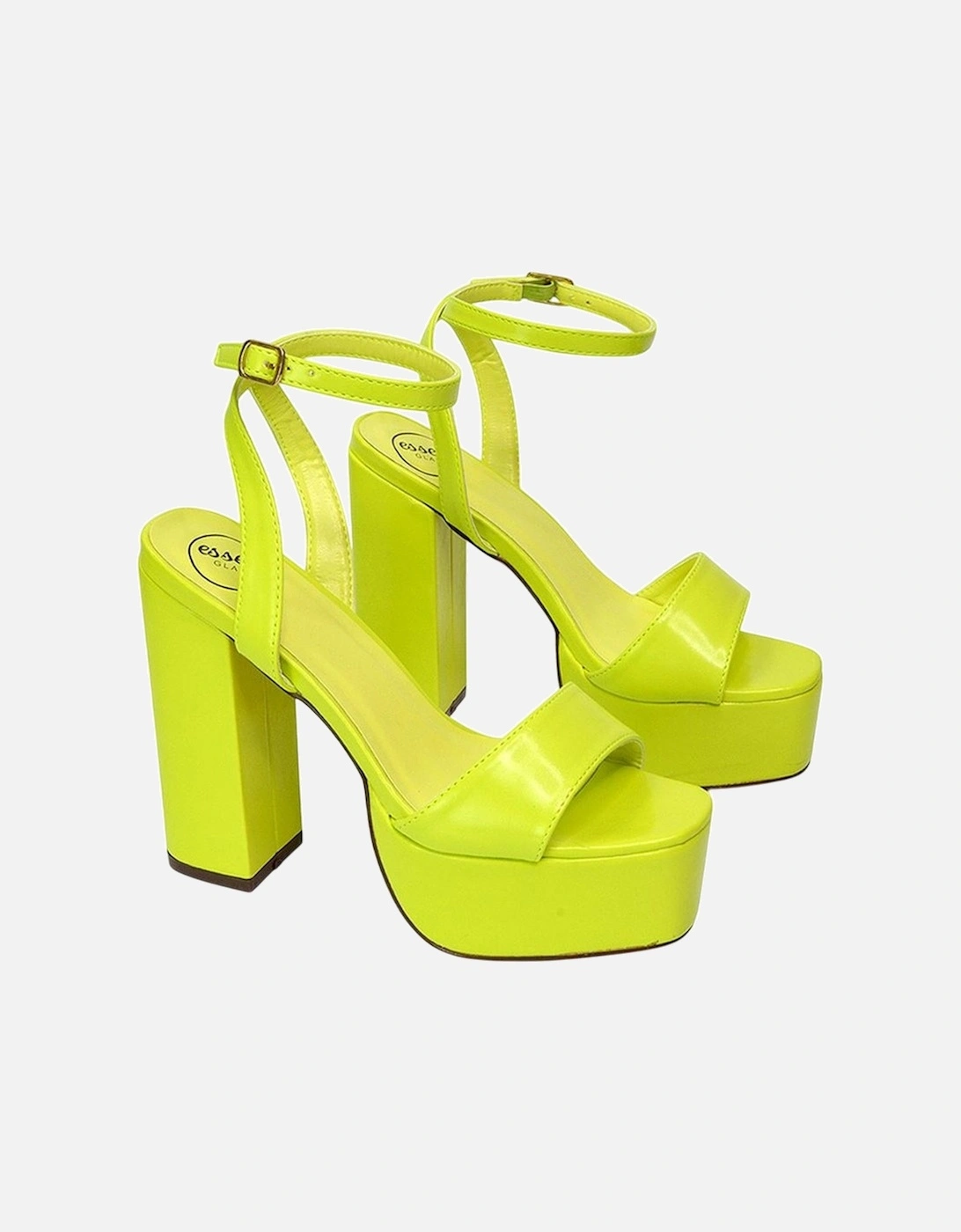 Womens/Ladies Jayce Square Toe High Heels