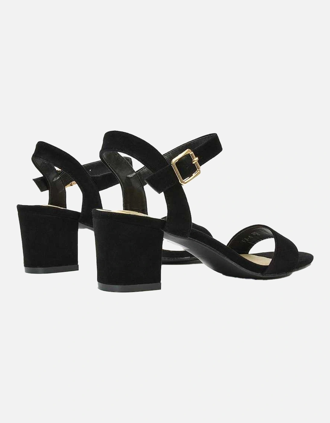 Womens/Ladies Jessica Strappy Open Toe Medium Block Heel Sandals