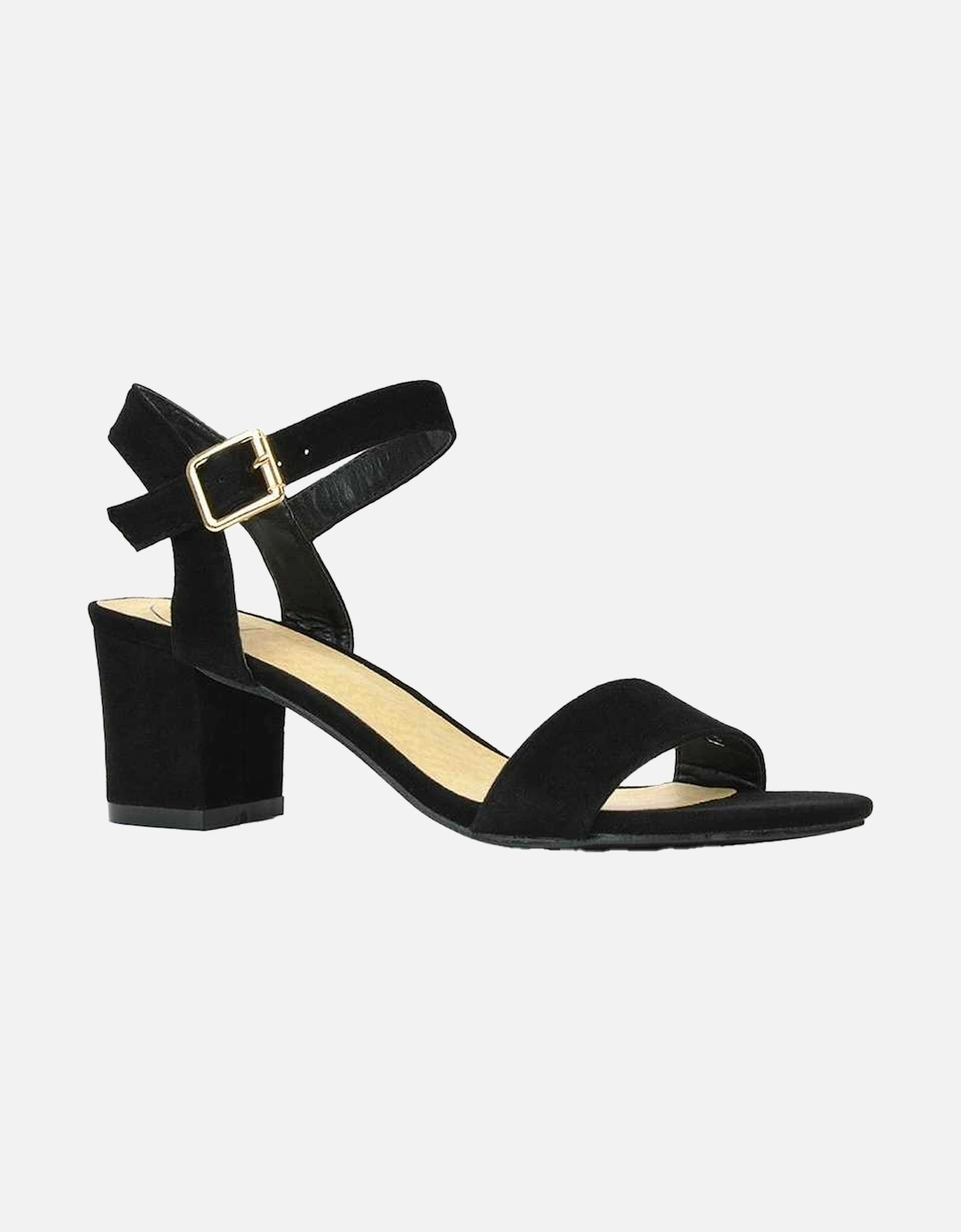 Womens/Ladies Jessica Strappy Open Toe Medium Block Heel Sandals, 6 of 5