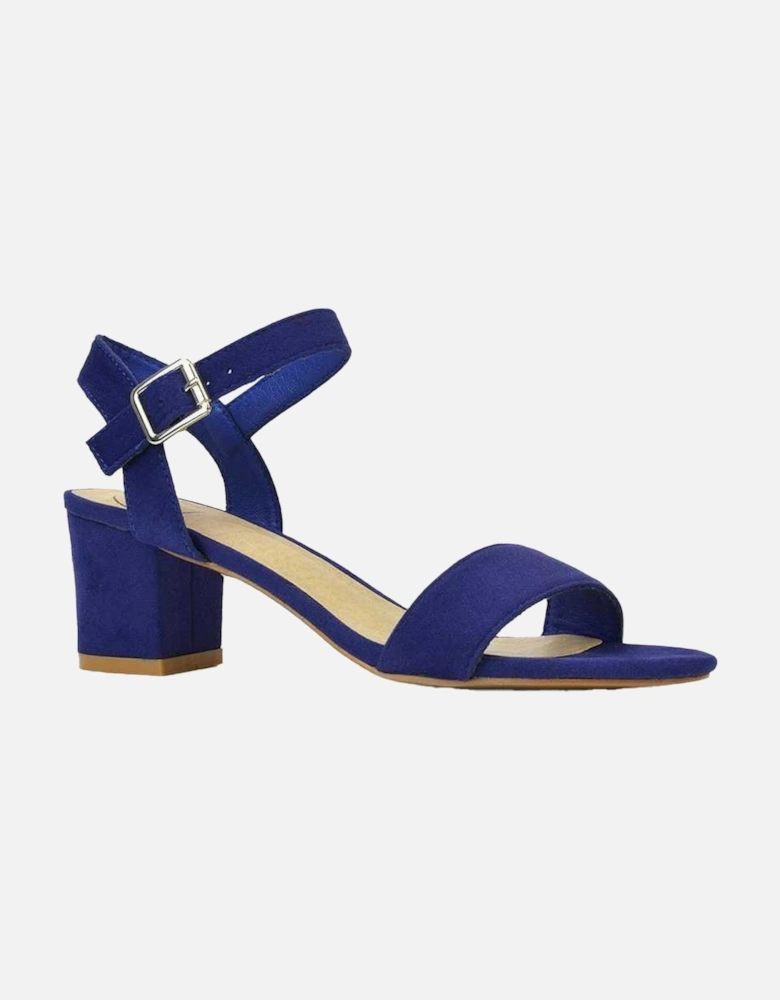 Womens/Ladies Jessica Strappy Open Toe Medium Block Heel Sandals