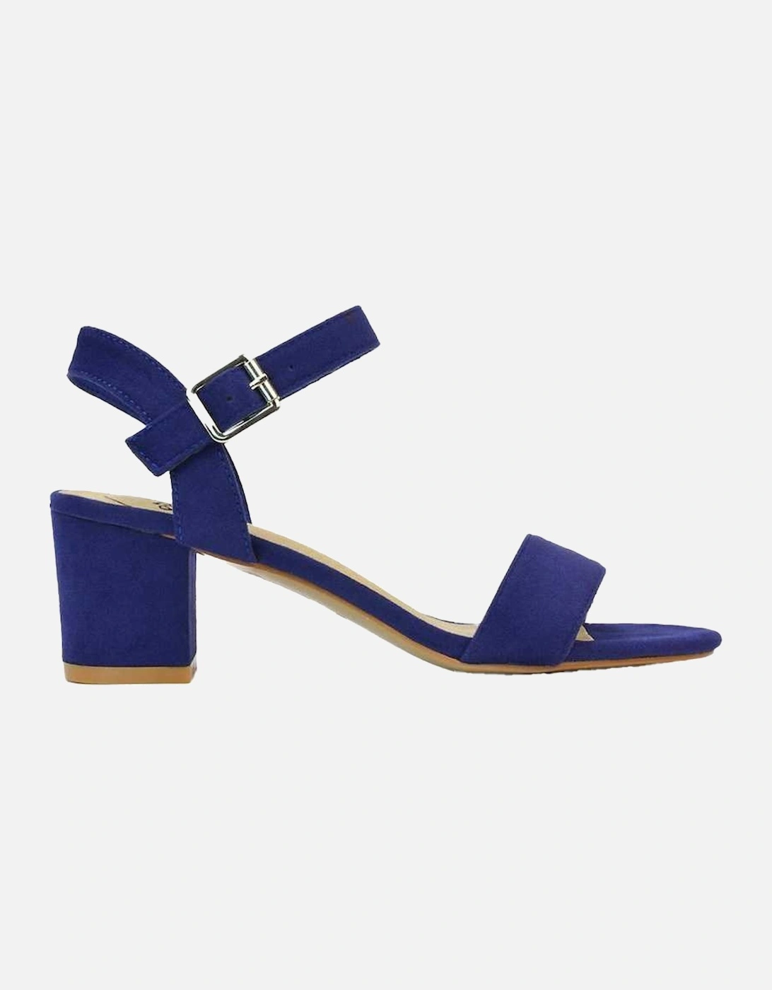 Womens/Ladies Jessica Strappy Open Toe Medium Block Heel Sandals