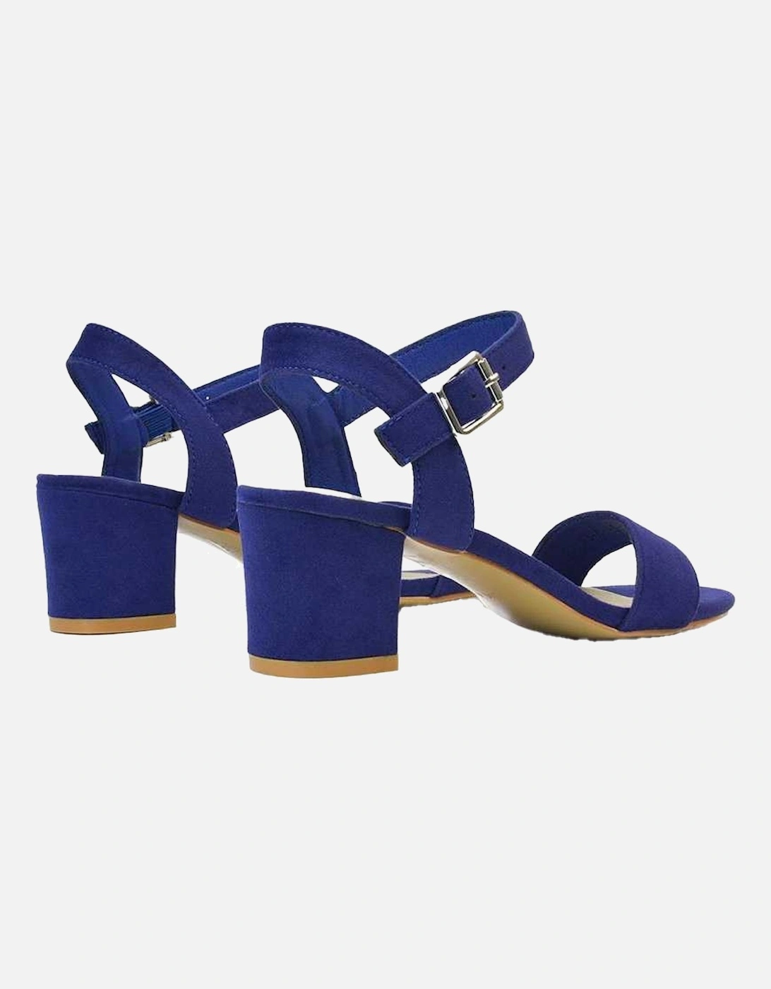 Womens/Ladies Jessica Strappy Open Toe Medium Block Heel Sandals