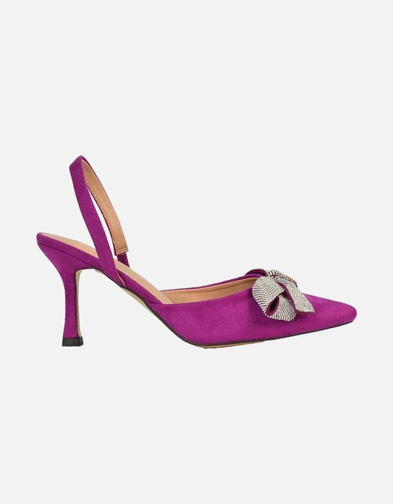 Womens/Ladies Victoria Diamante Stiletto Heel High Heels