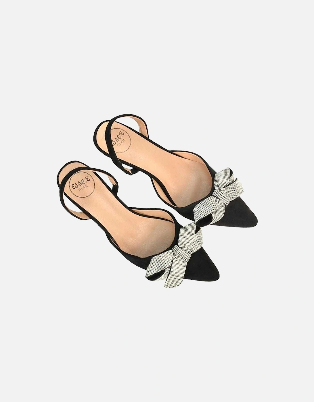 Womens/Ladies Victoria Diamante Stiletto Heel High Heels