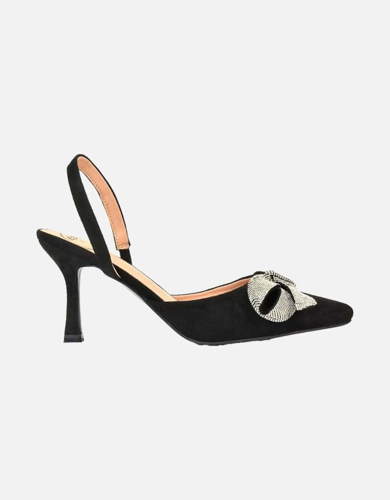 Womens/Ladies Victoria Diamante Stiletto Heel High Heels