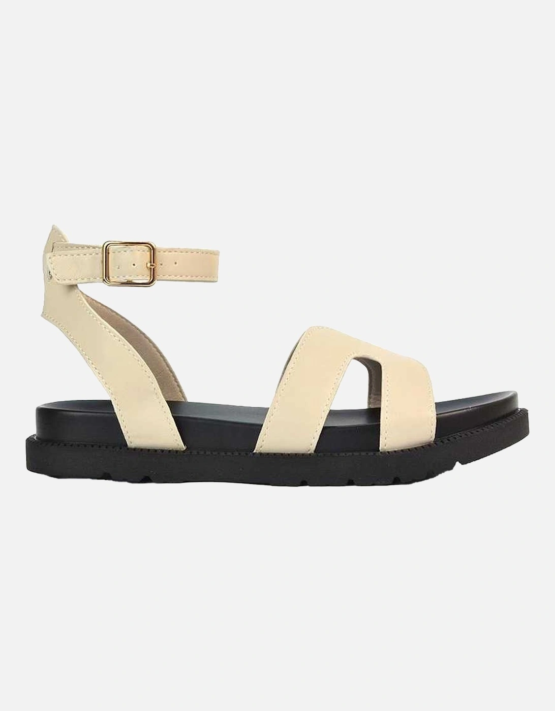 Womens/Ladies Angie Strappy Flatform Sandals