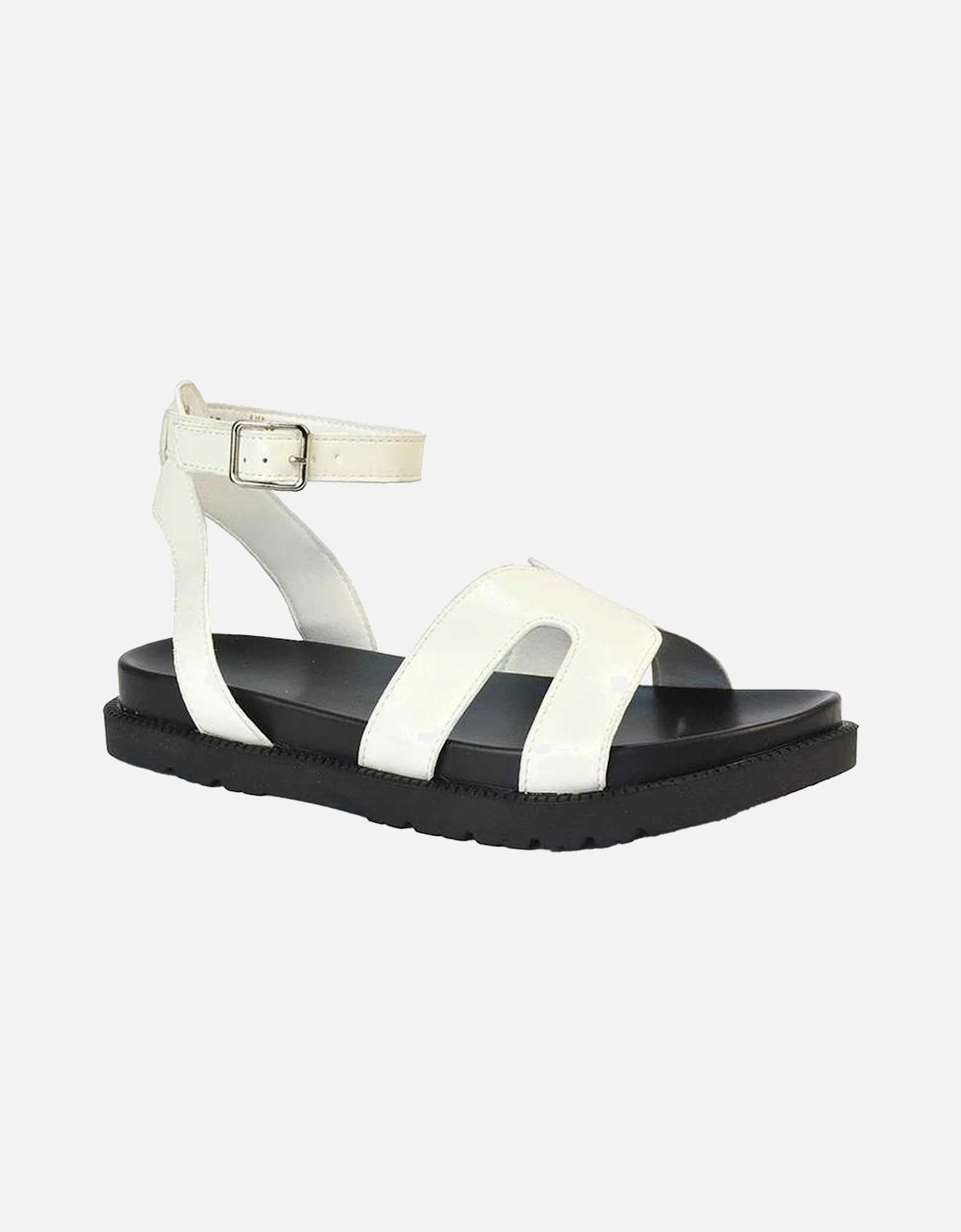 Womens/Ladies Angie Strappy Flatform Sandals, 6 of 5