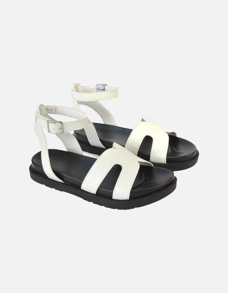 Womens/Ladies Angie Strappy Flatform Sandals